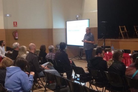 Imatge d'una de les ponències de la jornada