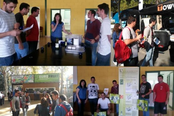 Imatges dels alumnes durant la visita