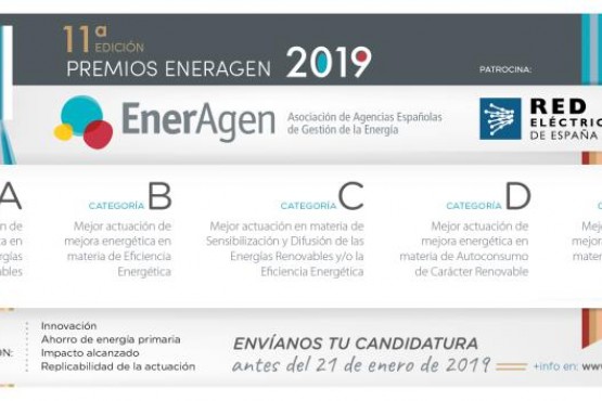 Imatge del lloc web dels Premis EnerAgen