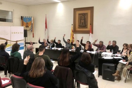 Moment de la votació del pressupost