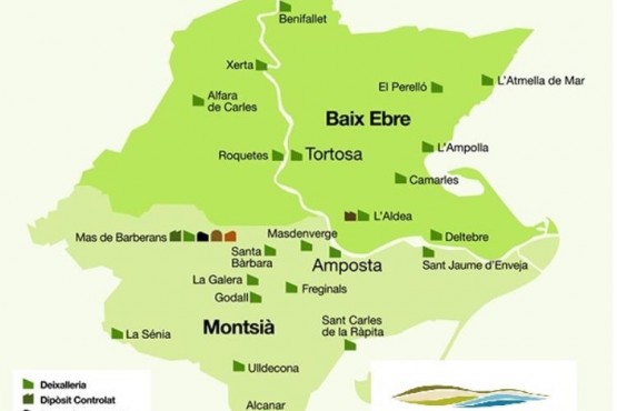 Mapa de punts de gestió de residus