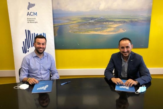 El president de l’ACM, Lluís Soler  i el president del COPATE, Joan Alginet