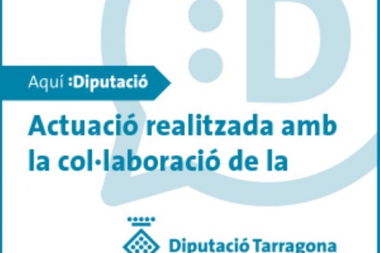 Emblema de la diputació que acredita la subvenció rebuda