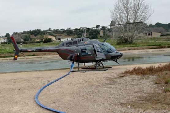 Helicopter per dur a terme tasques de salubritat