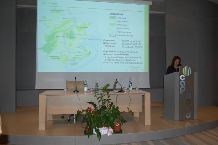 La tècnica del COPATE durant la seva presentació