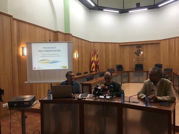 Presentació del projecte a la seu del Consell Comarcal del Baix Ebre
