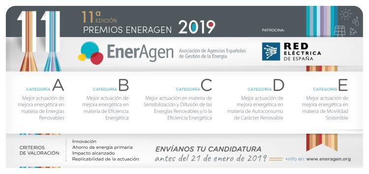 Imatge del lloc web dels Premis EnerAgen