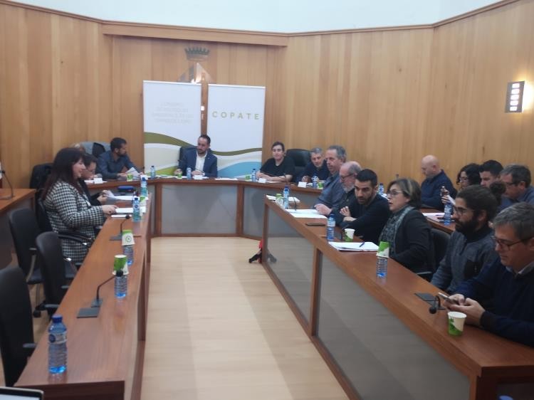 Imatge de la reunió de la Junta general del COPATE