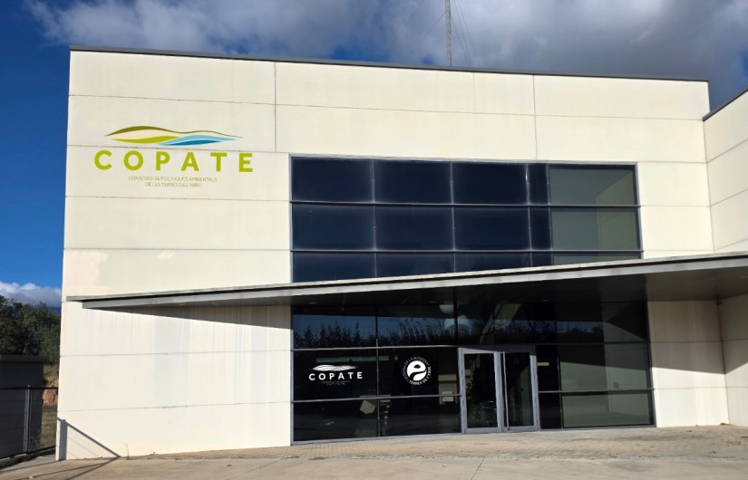 Façana del nou centre de treball del COPATE, ubicat a Roquetes